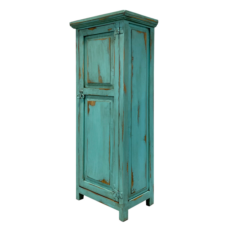 Small Cabinet for storage Turquoise – Rustics for Less