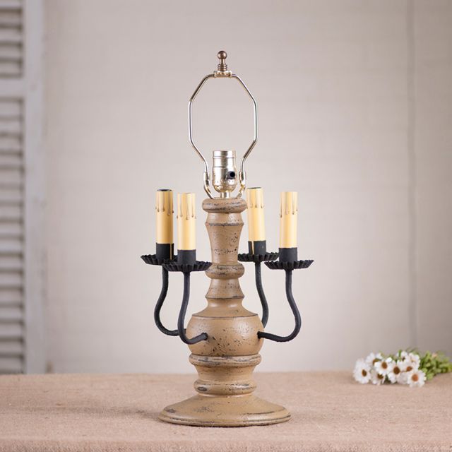 Cedar Creek Lamp Base in Americana Pearwood