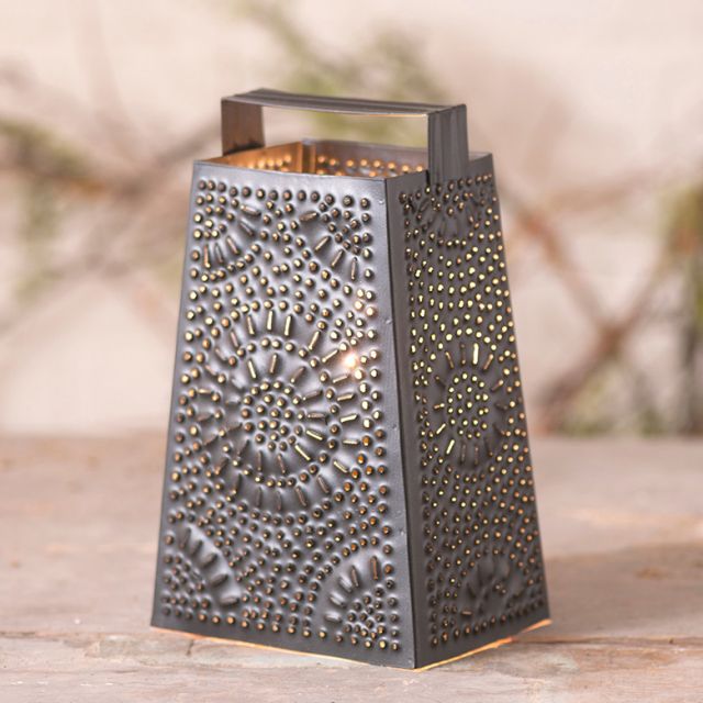 Cheese Grater Tabletop Accent Light