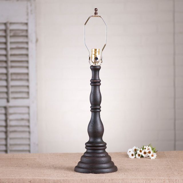 Davenport Lamp Base in Americana Black