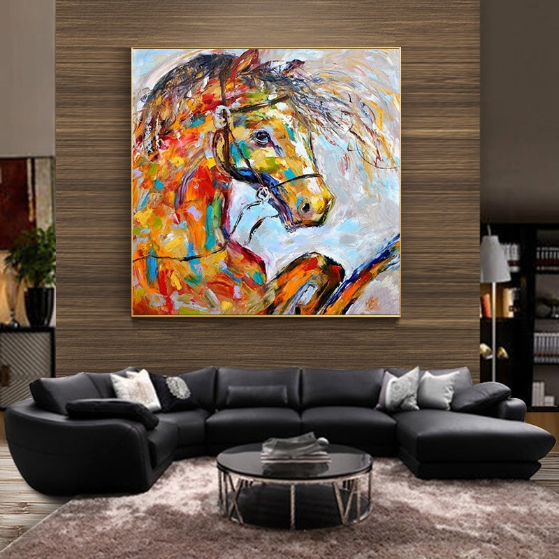 Cool Horse Canvas Oil Painting