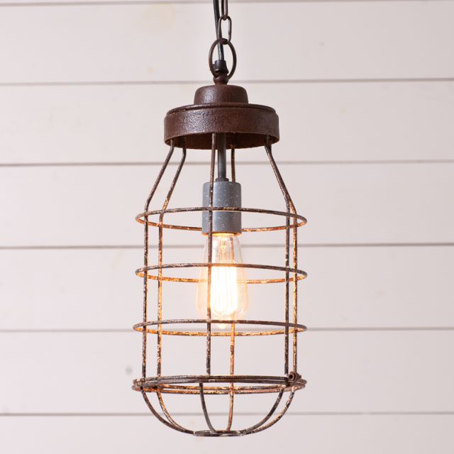 Industrial Cage Light Pendant