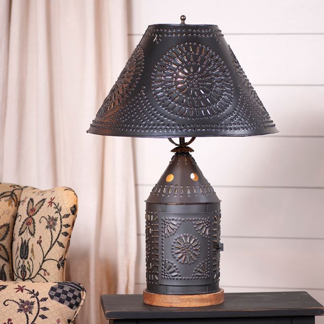 Tinner's Revere Lamp with Shade