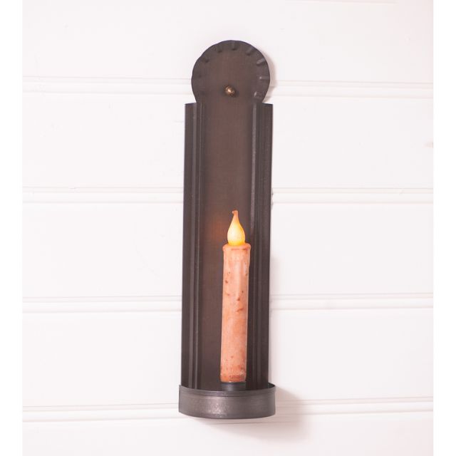 Slim Colonial Candle Tin Sconce – Rustics for Less