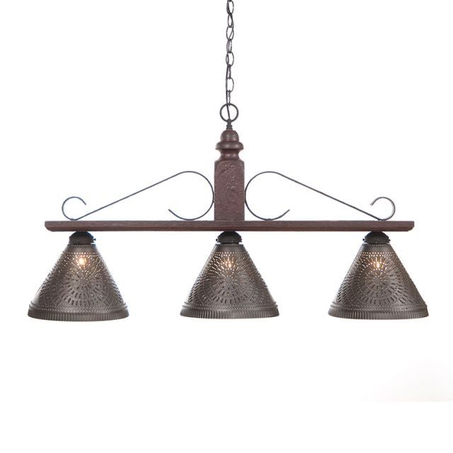 Wellington Large Island Light in Plantation Red