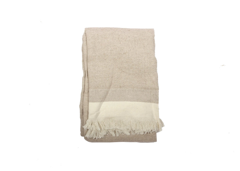 Throw Blanket Taupe