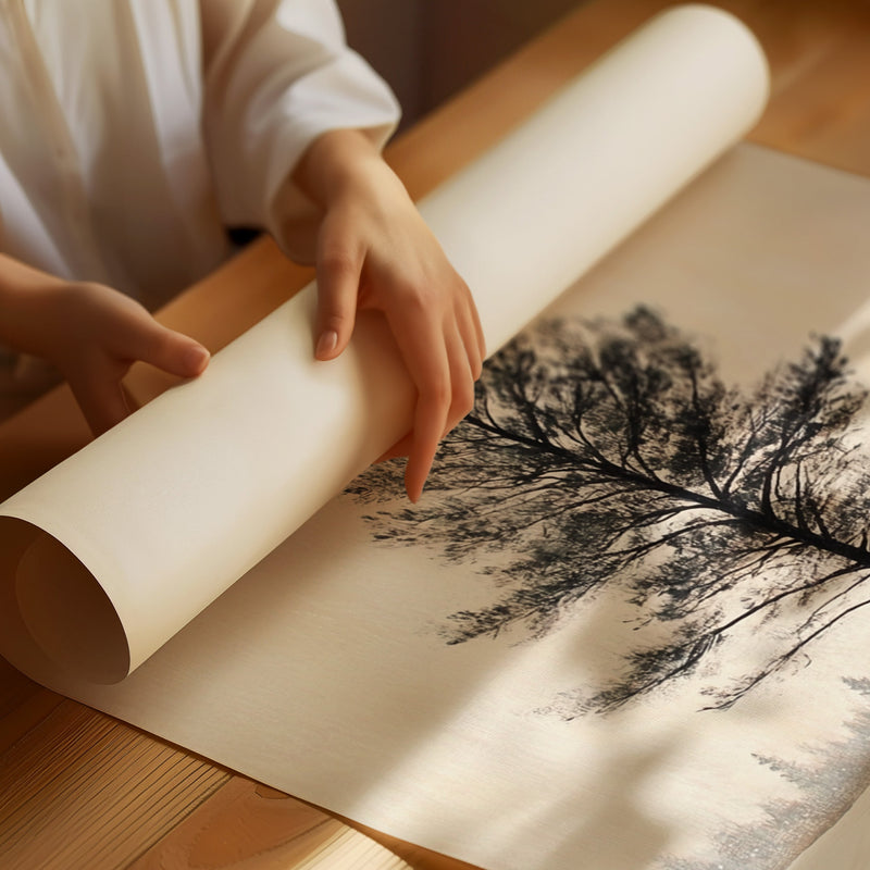 Solitude Beneath Winter's Embrace