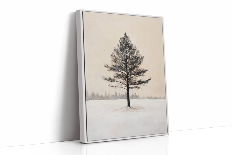 Solitude Beneath Winter's Embrace