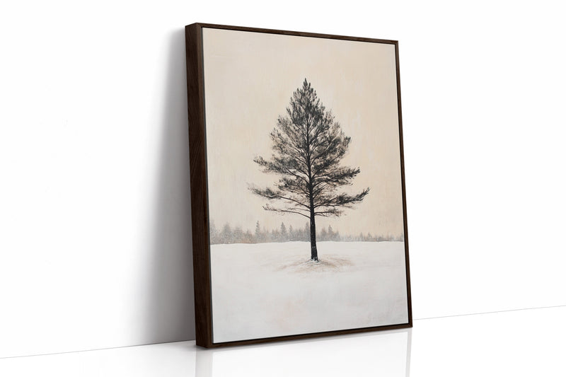 Solitude Beneath Winter's Embrace