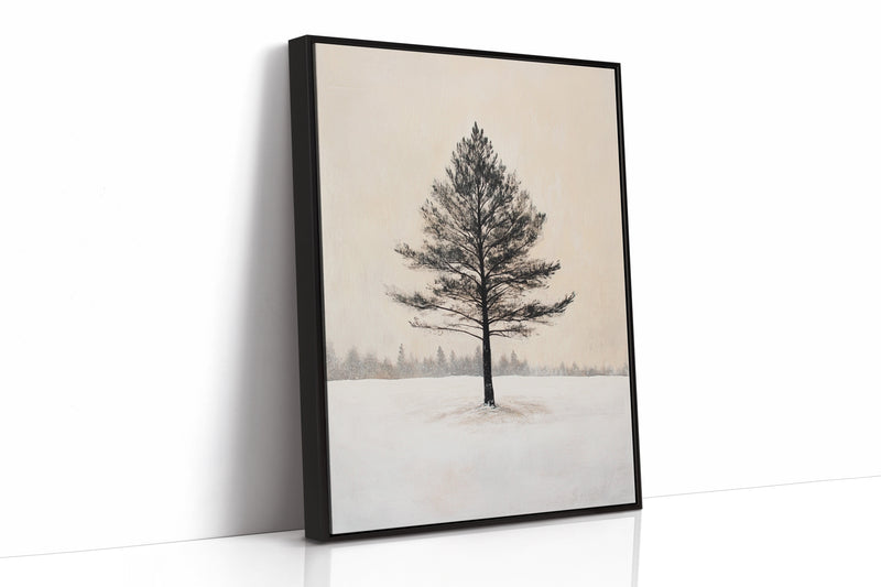 Solitude Beneath Winter's Embrace