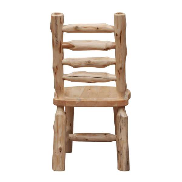 Cedar Log Ladder Back Chair