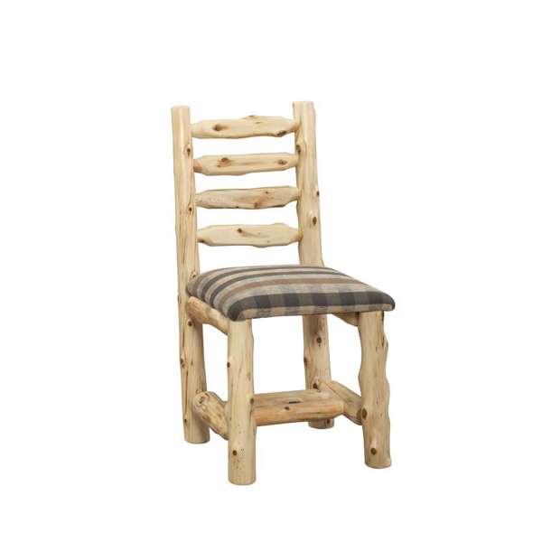 Cedar Log Upholstered Side Chair