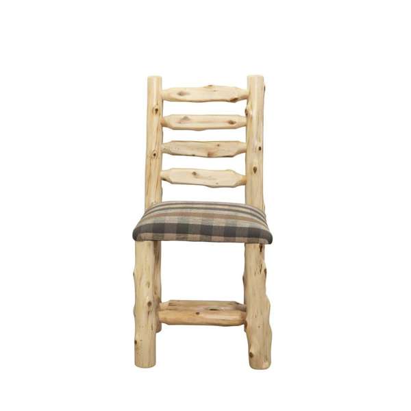 Cedar Log Upholstered Side Chair