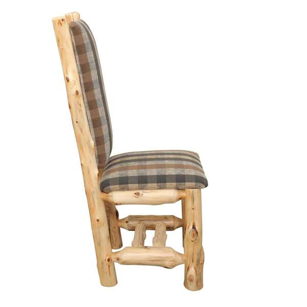 Cedar Upholstered High back Side Chair