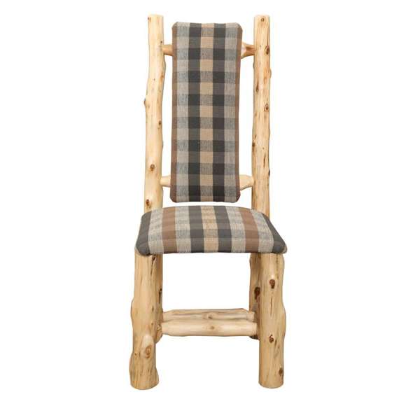 Cedar Upholstered High back Side Chair