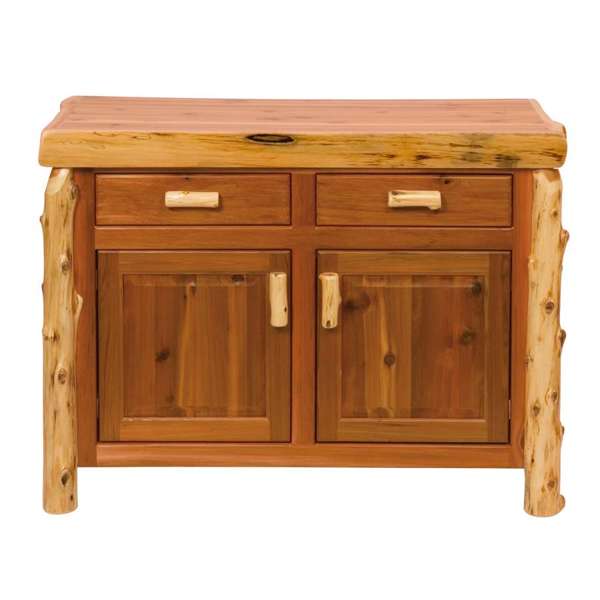 Cedar Log 48-inch Buffet