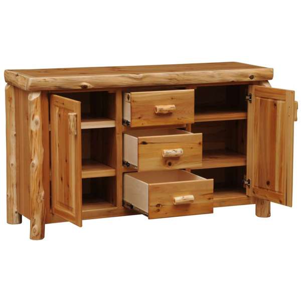 Cedar Log Sideboard