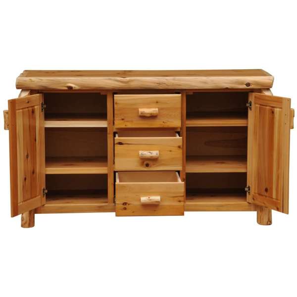Cedar Log Sideboard