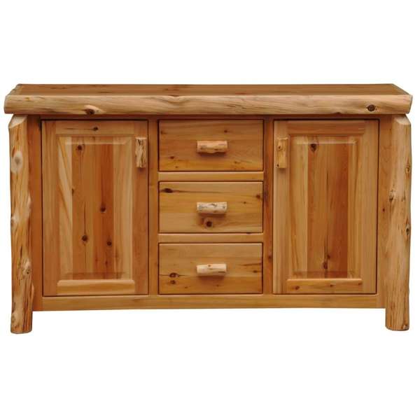 Cedar Log Sideboard
