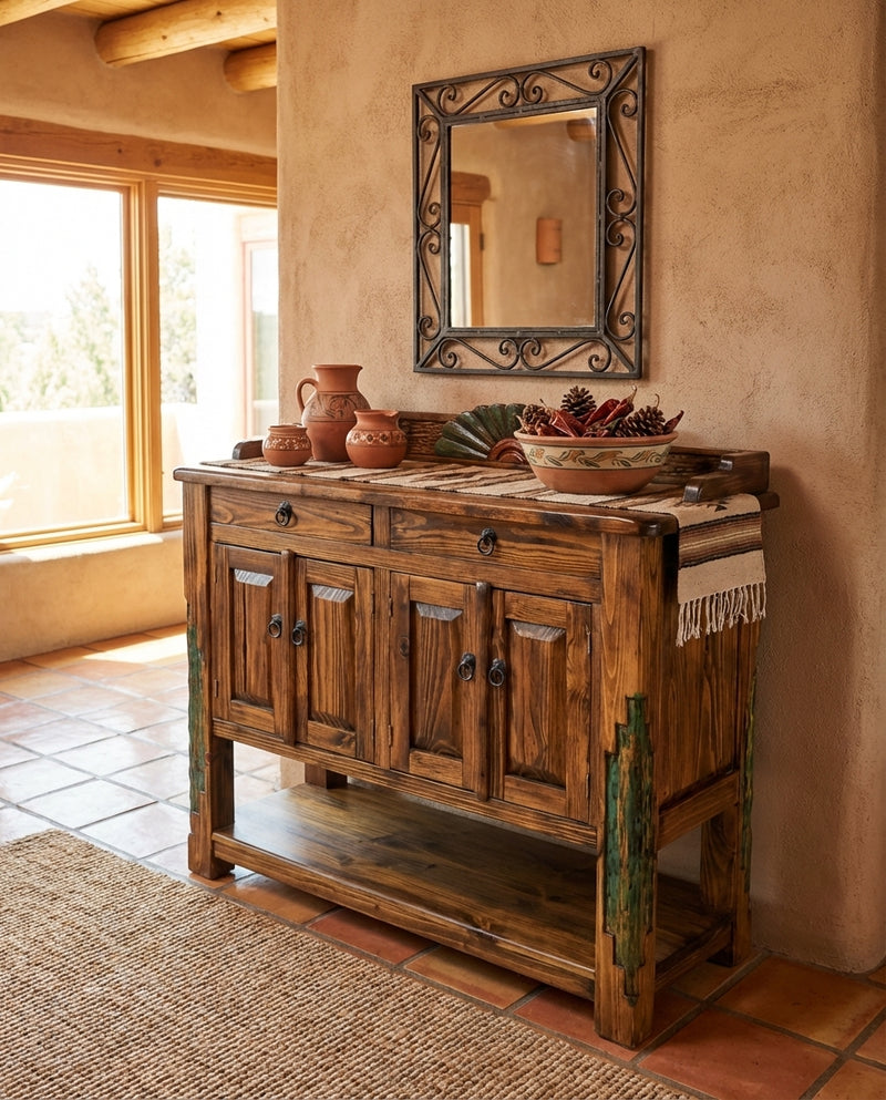 Southwest 4' Buffet with Slate Top
