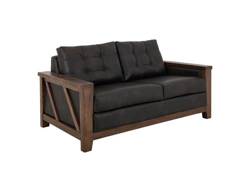 Walnut finish Sofas