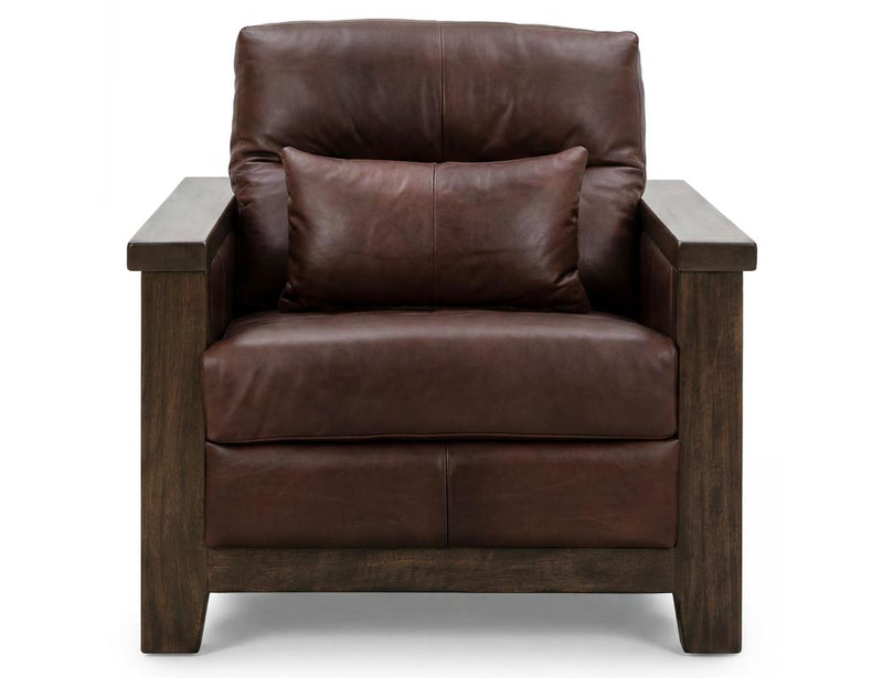 Walnut Forge Collection Sofas with Leather