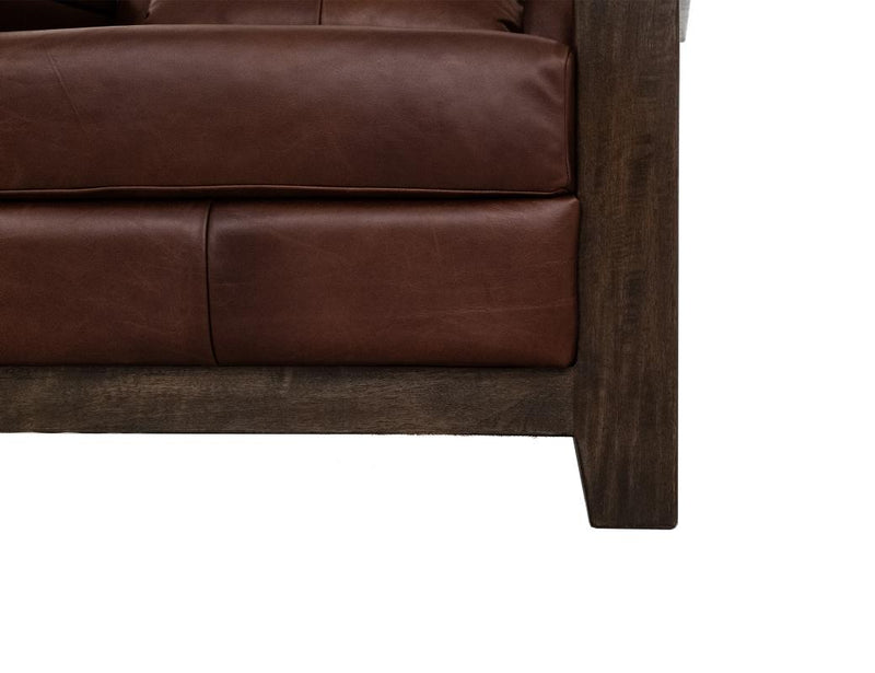 Walnut Forge Collection Sofas with Leather