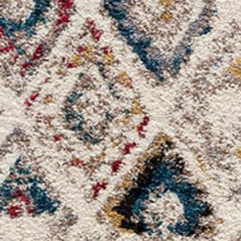 4' X 6' Cream Southwestern Area Rug