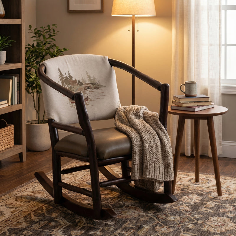 Hickory Hoop Rocking Chair