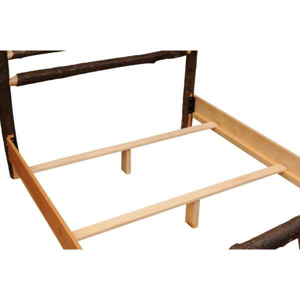 Hickory Log Sunburst Bed