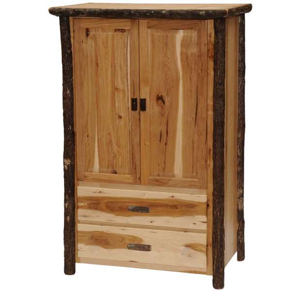 Hickory Log Wardrobe – Rustics for Less