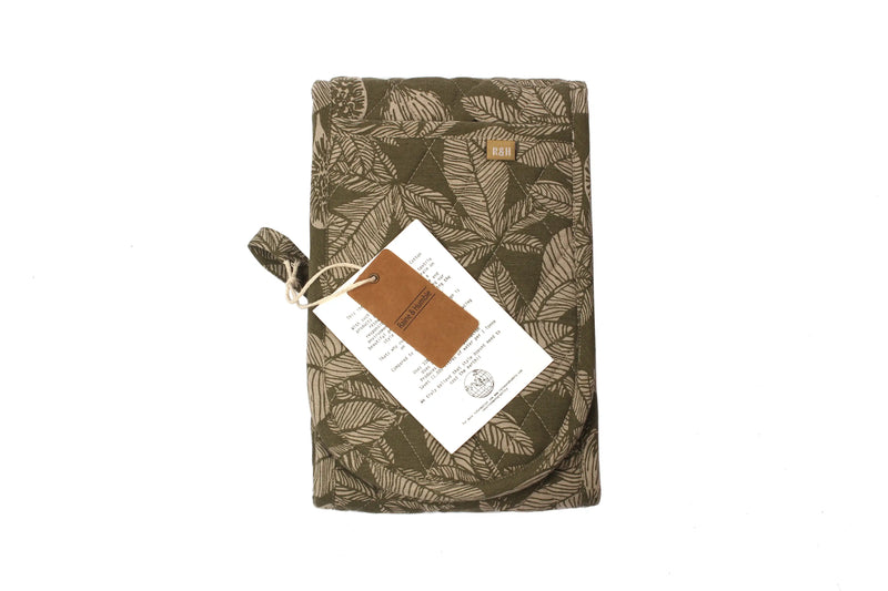 Fig Tree Double Oven Glove - Burnt Olive