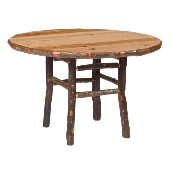 Hickory Round Dining Table