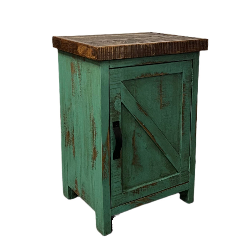 Rancho Nightstand Oldie Turquoise