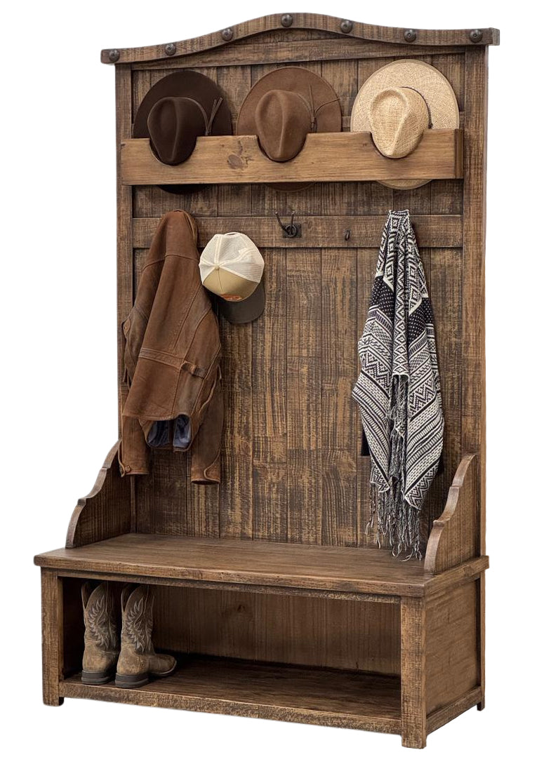 Ranch Rustic Hall Tree