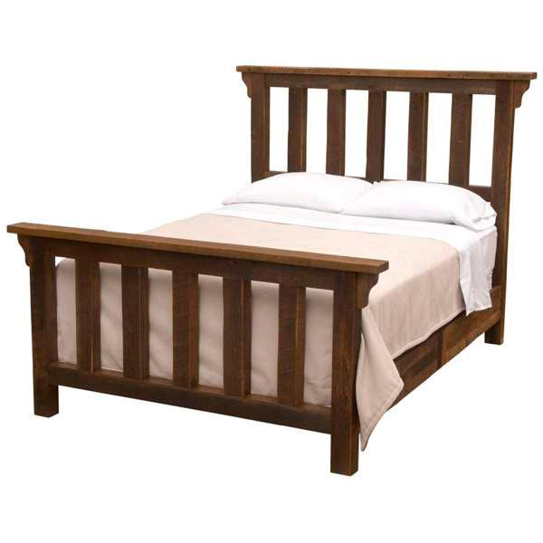 Barnwood Post Bed