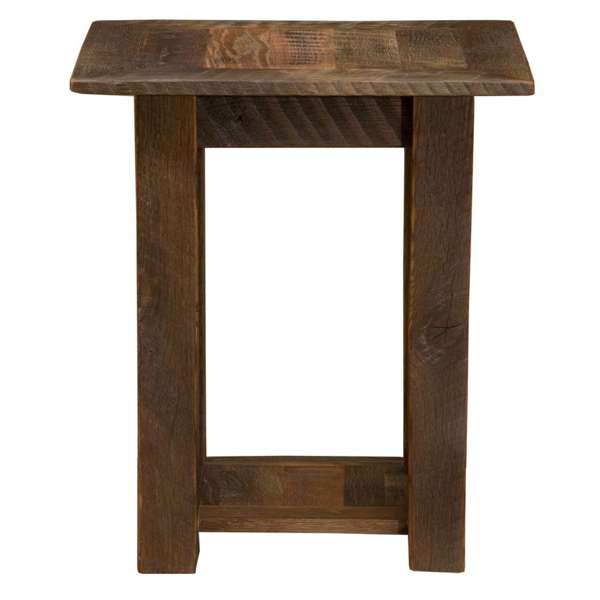 Barnwood Open Nightstand