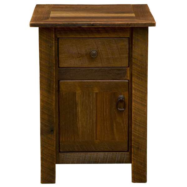Barnwood Enclosed Nightstand