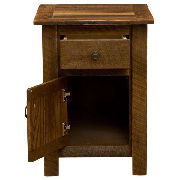 Barnwood Enclosed Nightstand