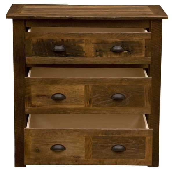 Barnwood Three Drawer Chest