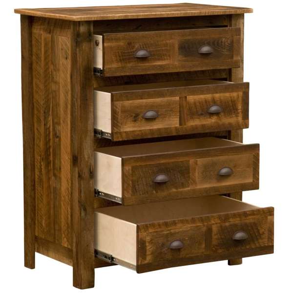 Barnwood Four Drawer Chest