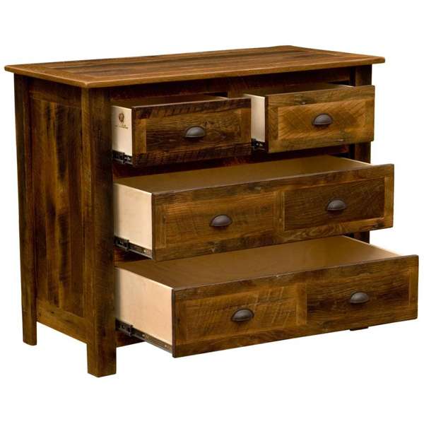 Barnwood Four Drawer Low Boy - Thumbnail 2