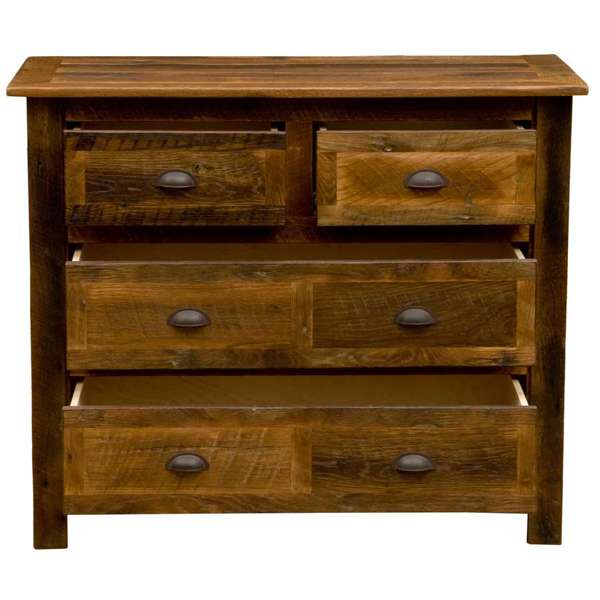 Barnwood Four Drawer Low Boy - Thumbnail 4