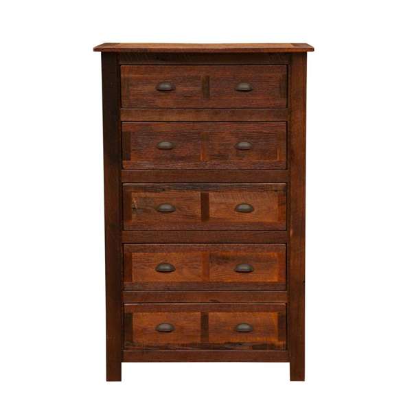 Barnwood Five Drawer Chest