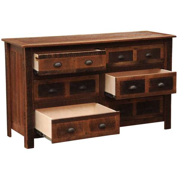 Barnwood Six Drawer Dresser - Thumbnail 2