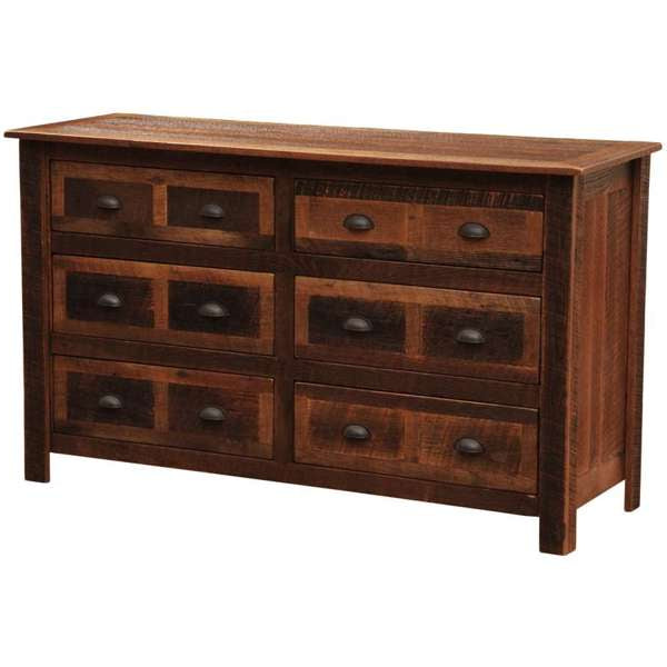 Barnwood Six Drawer Dresser - Thumbnail 5