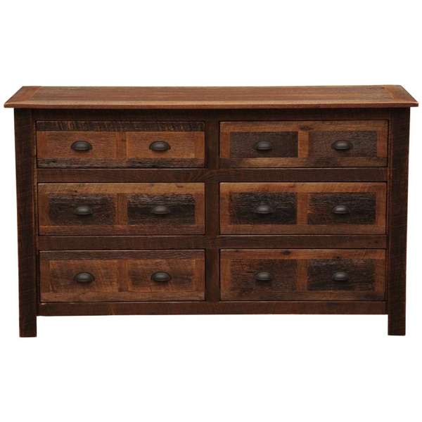 Barnwood Six Drawer Dresser - Thumbnail 3