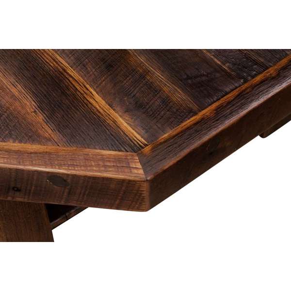 Barnwood Octagon Artisan Coffee Table