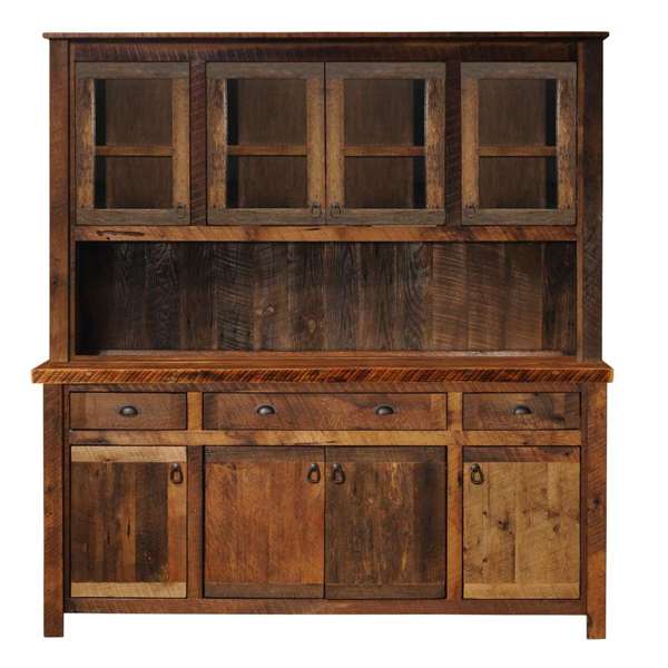 Barnwood 75-inch Buffet & Hutch