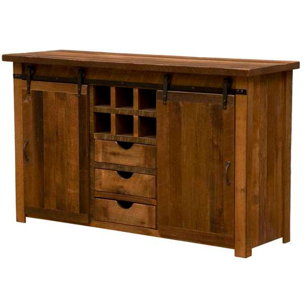 Barnwood Cubbie Sideboard